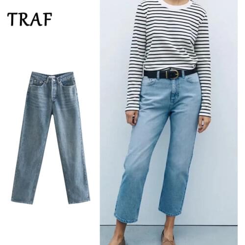 Klkxmyt Women's Straight Jeans