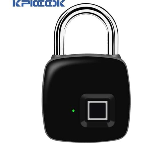 KPIOCCOK P3+ Bluetooth Intelligent Fingerprint Lock Waterproof Anti-theft Padlock Student Luggage Case Anti-theft APP Lock