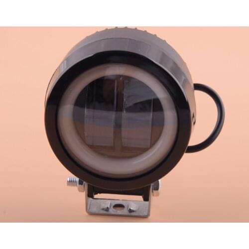 20W 1.3A 3" Round LED Work Light Bar Spot Pods Driving Fog Angel Eye Halo Ring Lamp Off-Road ATV SUV 4WD