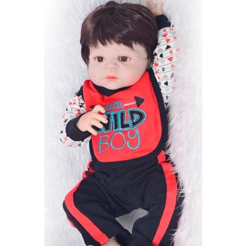 Bebes Reborn Dolls Realistic baby Doll soft silicone Full body Vinyl Boneca Doll For Girls Birthday Toys 22"55cm