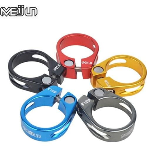 MEIJUN 31.8mm Seat Post Clamp Aluminum Alloy For Mountain Bicycles Folding Bikes For 27.2mm 28.6mm Seatpost Parts