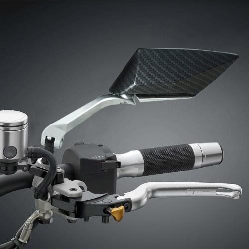 Motorbike Carbon Rearview Mirrors CNC Aluminum Motorcycle mirror For vespa gts 300 honda pcx 125 msx125 honda hornet 600 750 700