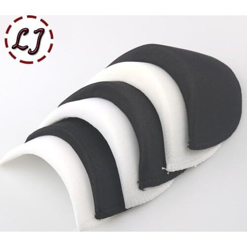Wholesale 1 pair Soft Padded Shoulder Padding Encryption Foam Shoulder Pads for Blazer T-shirt Clothes Sewing Accessories