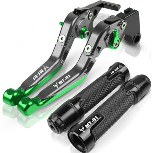 Fit For Yamaha MT-01 MT01 2004-2009 Brake Clutch Levers Handlebar Grips Sets Handlebar brake clutch handle