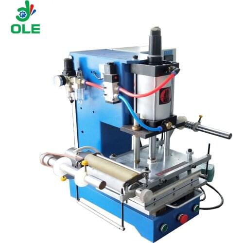Professional Pneumatic Plane Leather Logo Hot Foil Stamping Machine