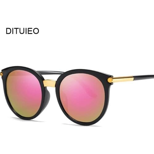 Cat Eye Sunglasses Women Ladies Fashion Cheap Designer Mirror Lens Cateye Black White Sun Glasses Female Shades