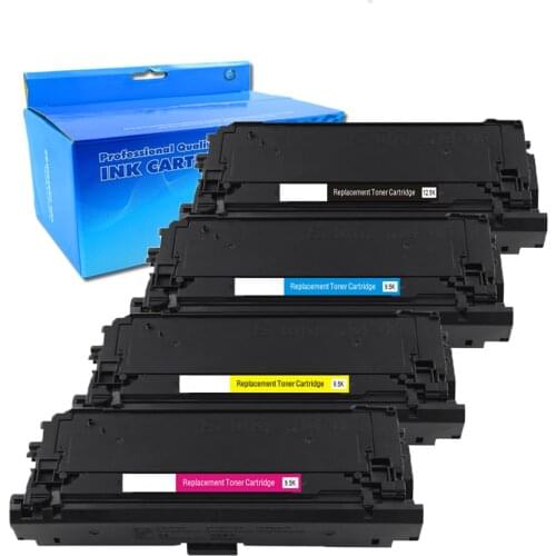 CompatibleToner Cartridge Replacement for 508X 508A CF360X CF360A CF361X CF362X CF363X HP Color LaserJet Enterprise M553dn