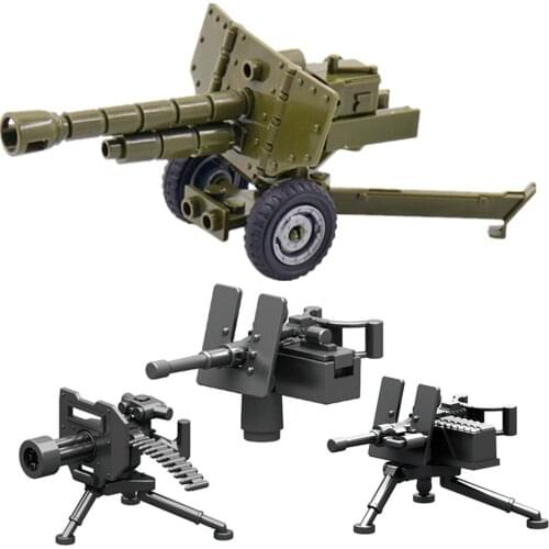 World War 2 WW2 Army Military Soldier City Police SWAT Gun Cannon Figure Building Blocks Bricks Kids Toys Christmas Gift
