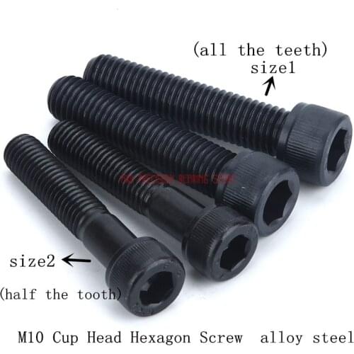 2019 Limited Wood Screws Parafusos 12.9 M10 Cup Head Hexagon Screw High Strength Alloy Steel Hexagonal Reverse Thread Black
