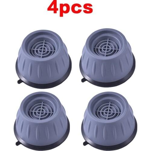 4Pcs Universal Anti-Vibration Feet Pads Washing Machine Rubber Mat Anti-Vibration Pad Dryer Refrigerator Base Fixed Non-Slip Pad