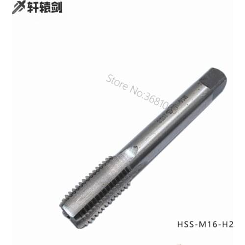 5pc M16 Straight Flute Machine Screw Taps Thread H2 M16x1 M16X1.5 M16X2 Tap Bit High Speed Steel Threading Drill Cutter Tool
