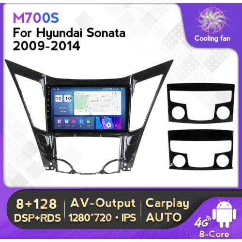9Inch IPS 1280*720 Android 11 Car Radio Stereo Receiver For Hyundai Sonata 6 YF 2009 - 2014 8 Core 6+128G Multimedia Player DSP