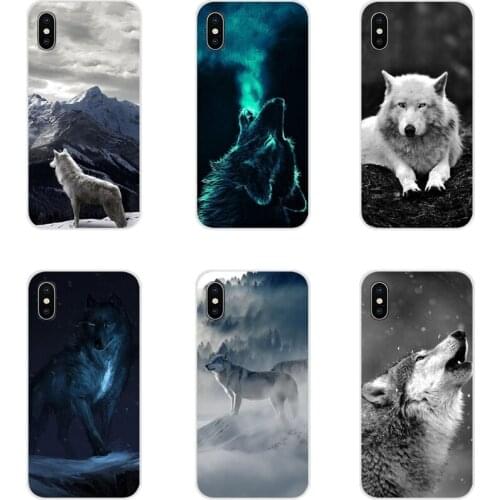 Accessories Phone Cases Covers Snow Wolf For Xiaomi Redmi Note 3 4 5 6 7 8 Pro Mi Max Mix 2 3 2S Pocophone F1