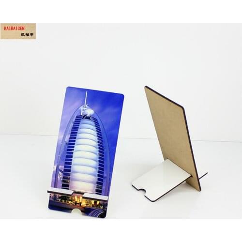 Sublimation MDF blank Universal Phone Stand Holder Cute Desk Stand for 3.5-10 Inch Smartphones Heat press printing