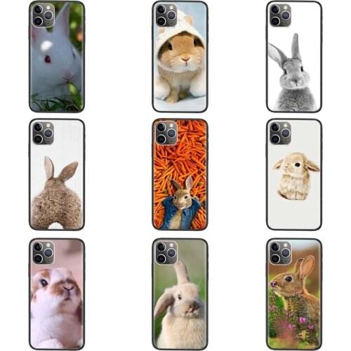 Accessories Pouches Bags Shell Cute White Baby Rabbits Petty Gain For Redmi K40 9C Nfc 9A 8A 7A K30S K30 Pro Plus 5G