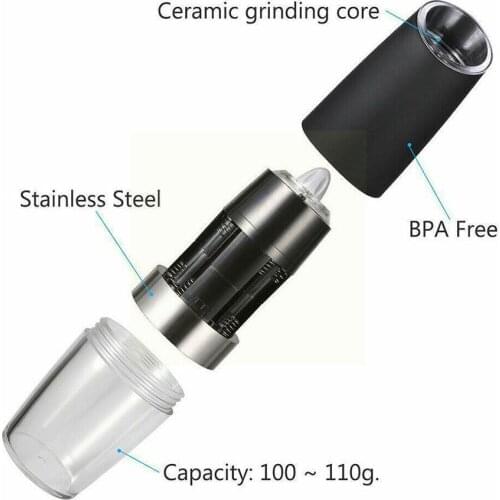 Electric Induction Grinder Household Electric Automatic Mill Grain Mill Gravity Pepper Mill Core Induction W9L9