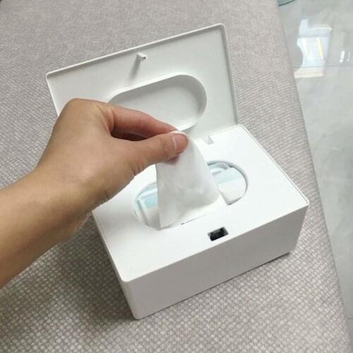 Wet Tissue Box Desktop Seal Baby Wipes Paper Dispenser Napkin Storage Holder Lid L69B