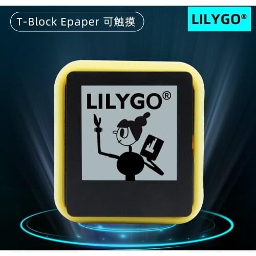 LILYGO® TTGO T-Block ESP32 Main Chip 1.54 Inch E-Paper Top Cover Programmable And Assemblable Development Hardware