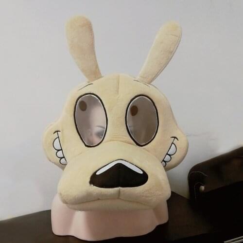 Hot Sale Easter Dog Mascot Headgear Mask Cartoon Animal Head Cosplay Halloween Dress Up Party Mask Mascot Accessories