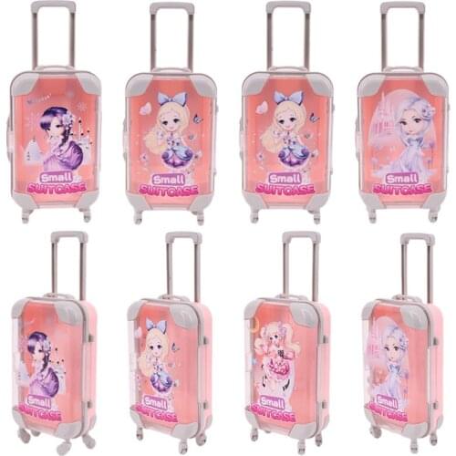 Cartoon Sticker Pattern Transparent Suit For 18 Inches American Doll&43 CM New Born Baby Generation Russian Girls Christmas Toy