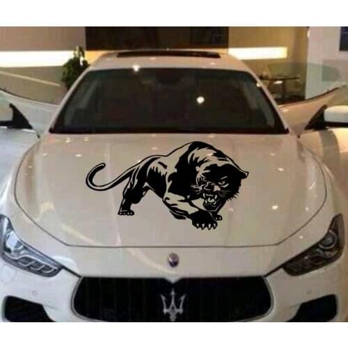 Car decals Running Panther Animal 19''x 27.5'' Vinyl Graphics Hood Bonnet stickers CG273