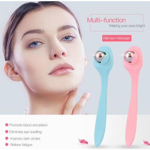 Facial Roller Ball Massager Face Lifting Eyes Circles Wrinkle Removal Skin Care Anti Aging Eye Relief Massage Roller Facial Care