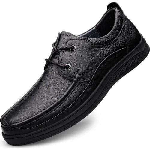 Luxury Genuine Leather Dress Shoes Men Classic Business Leather Shoes Hand Made Sewing Leather Mens Shoes Breather Men Shoes