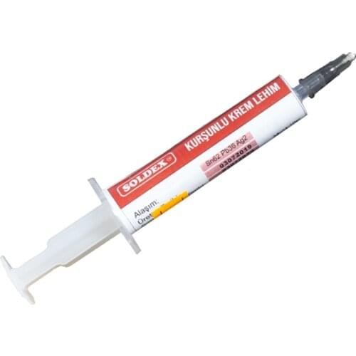 SOLDEX LEADED INJECTOR CREAM LEHİM SYRINGE 10 G