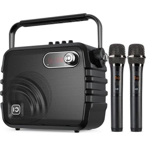 SHIDU 40W Bass amplifier Portable Karaoke speaker with wireless microphone