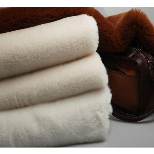 Thickened imitation Rex Rabbit wool Fur fabric ,plush faux fur fabric for coat vest fausse fourrure tissu