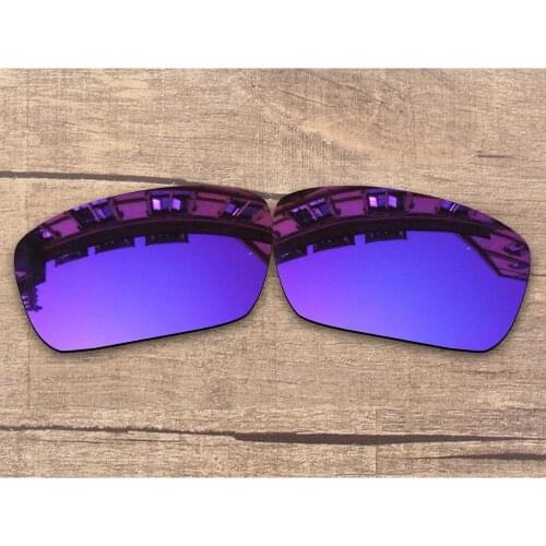Vonxyz Violet Mirror Polarized Replacement Lenses for-Oakley Fuel Cell Frame