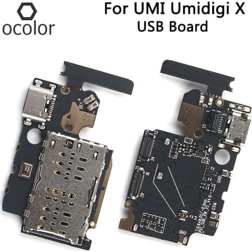Ocolor For UMI X USB Charge Board Assembly Repair Parts For Umidigi X USB Plug Charge Board Mobile Phone Accessories