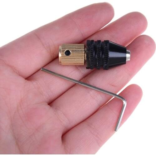 1pcs 2.0mm Electric Motor Shaft Mini Chuck Fixture Clamp Small To Drill Bit Micro Chuck Fixing Device 0.3mm-3.4mm