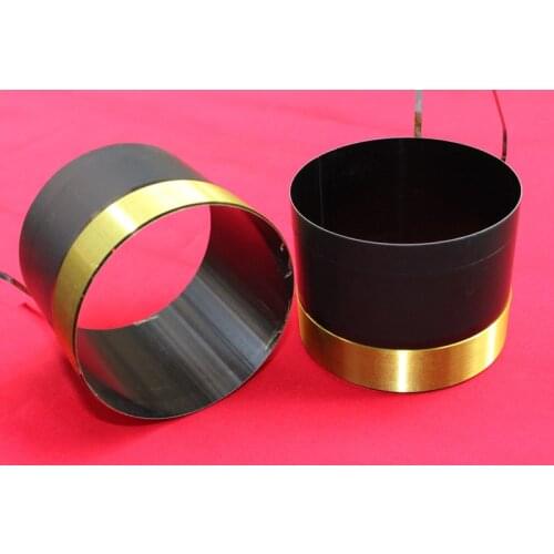 1 pcs ID: 99.5mm Flat aluminum wire 8 ohm ( DC:4.9 ohm ) woofer Bass loudspeaker Speaker voice coil