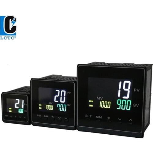4-20mA input 50 segments programmable ramp soak LCD pid temperature controller 48x48mm SSR/Relay/4-20mA output