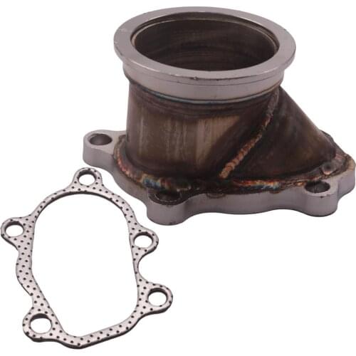Stainless Steel Adapter for T25 T28 GT25 GT28 2.5" 63mm V-band Flange+ Gasket