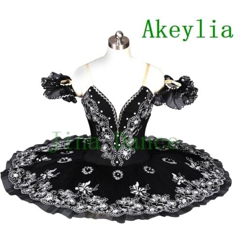 Black Flower Swan Ballerina Classical Tutu blue Pancake Sleeping Beauty Ballet Tutu Rose red La Esmeralda pancake tutu Green kid