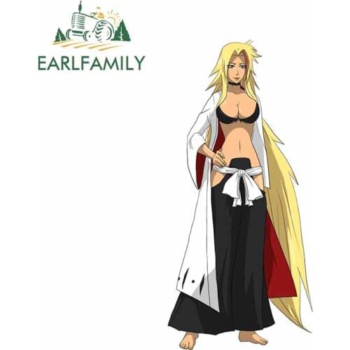 EARLFAMILY 13cm x 6.3cm for Bleach Mangaka Waterproof Decal DIY Bumper Scratch-proof Car Stickers Decoration for Window Trunk
