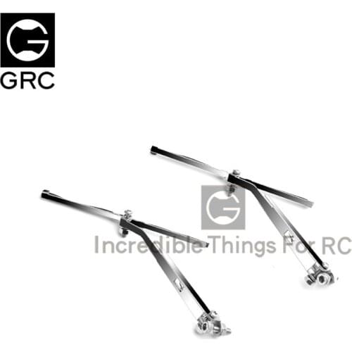GRC 2 silver metal wiper blades for 1 / 10 RC track traxxas trx4 trx-4