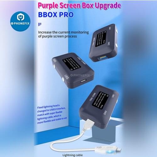 JC B-BOX Pro IOS A7-A11 DFU Purple Mode Non-removal NAND Programmer for iPhone iPad Support Mini 3 Read Write Unlock WIFI SN