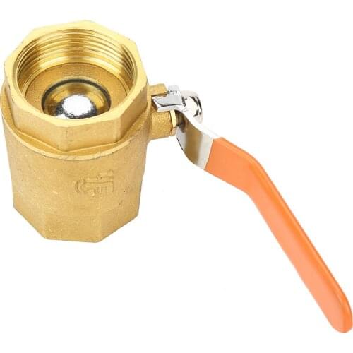 1pc DN32 1-1/4BSP Brass Valve Bodies Pipe Ball Valve 1.6MPa For Water Oil Gas Rust Protection And Long Service Life