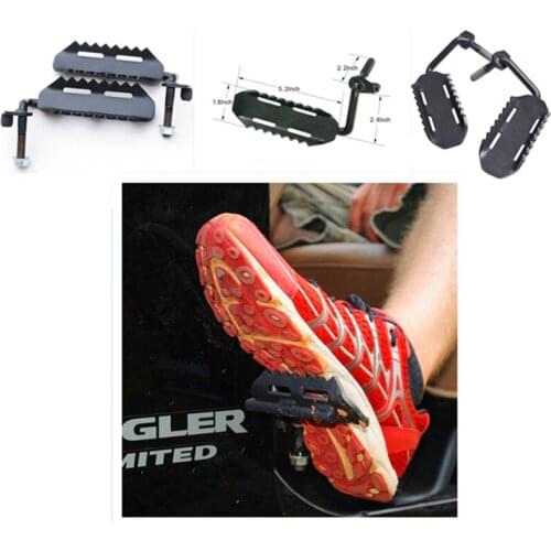 Left Car Pedal Black Anti-corrosion And Rust Paint Iron Foot Pegs Pedals for Jeeep Wrangler 2007 - 2015 Car Pedal