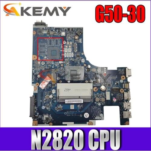 ACLU9/ACLU0 NM-A311 MAIN BOARD Laptop Motherboard For Lenovo G50 G50-30 DDR3 N2820 Processor full test