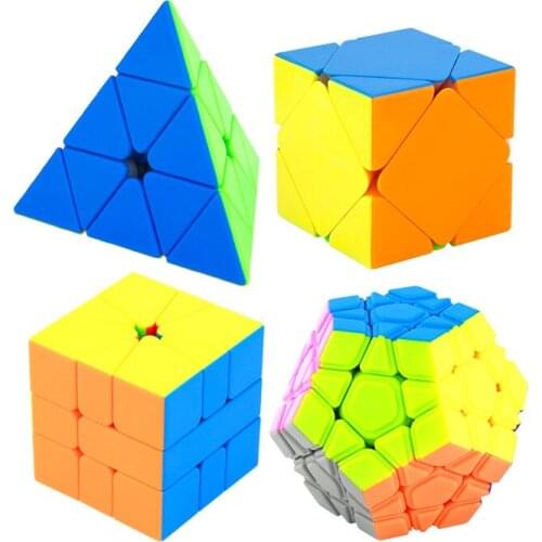 MoYu MeiLong Strange-shape Magic Cube Skew Pyramid SQ1 Megaminx Gift Box Set Combination Toy Professional Puzzle Cubo Magico