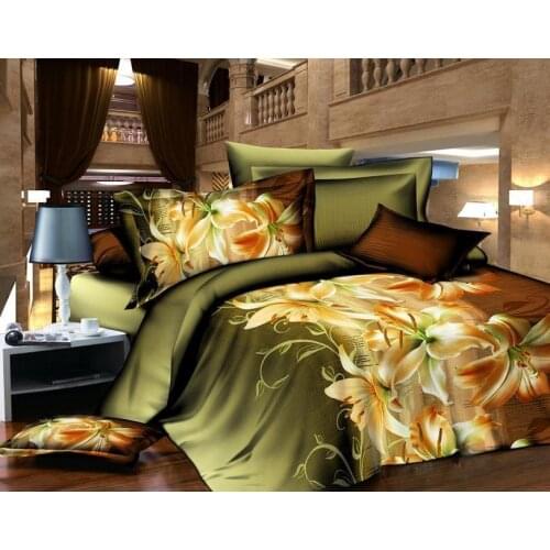 New hot fashion style! 3D printing bedding, King 4 quilt bed linen, bed sheets