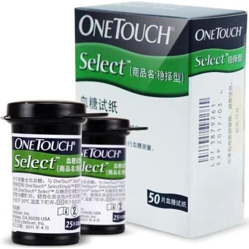 OneTouch Select Test Strips 100pcs Blood glucose tester