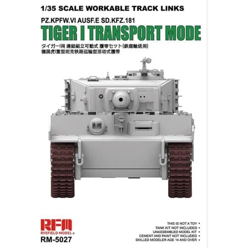 [Rye Field Model] Ryefield Model RFM RM-5027 1/35 Tiger I Transport Mode Workable Track Links