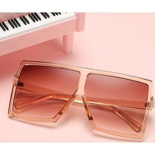 2020 Classic Oversized Sunglasses Women Men Retro Brand Designer Gradient Sun Glasses Shades Ladies Big Frame Sunglass UV400