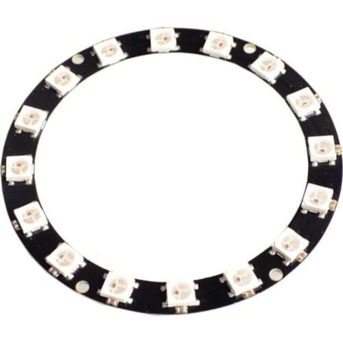 1pcs RGB LED Ring 1Bit 8Bit 12Bit 16Bit 24Bit WS2812 5050 RGB LED + Integrated Drivers