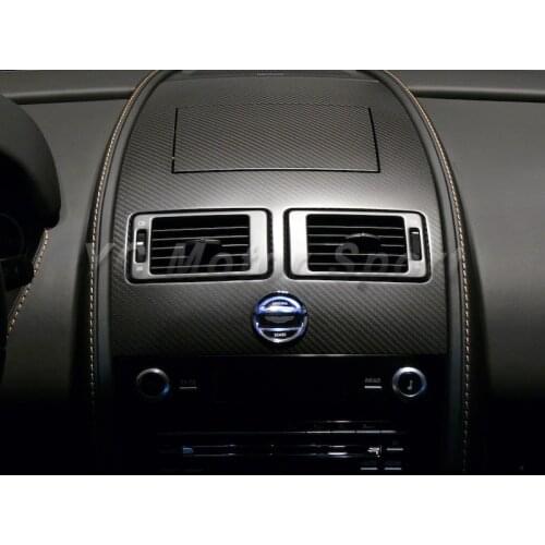 Dry Carbon Fiber Interior Trim Fit For 2006-2015 Aston Martin V8 V12 Vantage&S Manual Transmission MT Dashboard Surround Panel